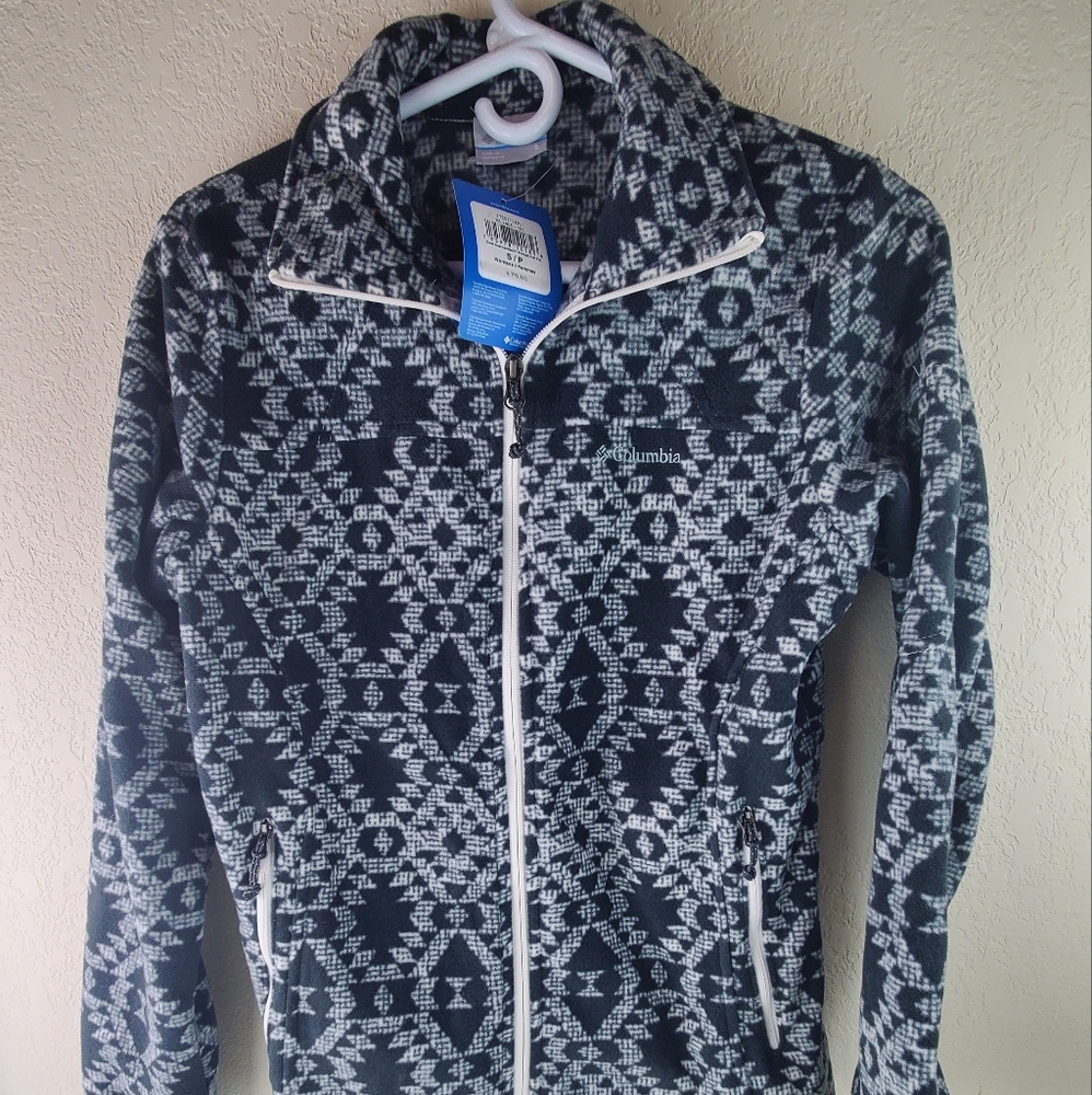 COLUMBIA Full Zip Fleece Jacket Women's Size Small